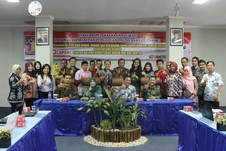 Evaluasi LAPOR Kanwil Banten 2